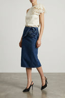 Jupe Coton Bleu