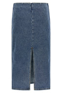Jupe Coton Bleu