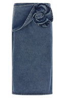 Jupe Coton Bleu