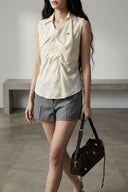 Chemise Coton Beige