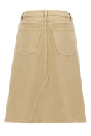 Jupe Coton Beige
