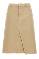 Jupe Coton Beige