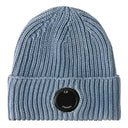 Bonnet en Laine avec Lentille Bleu