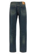 Pantalon Cuir Bleu