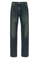 Pantalon Cuir Bleu