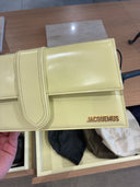 Sac épaule Le Bambino Long verni jaune pastel