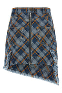 Jupe Coton Bleu