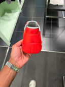 Prada Cup Sneakers en maille et cuir rouge vif