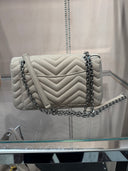 Sac à rabat GG Marmont en cuir nubuck matelassé