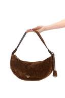 Sac bandoulière Prada Demi-Lune' grand format