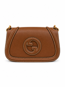 Mini sac demi-lune GG Blondie camel