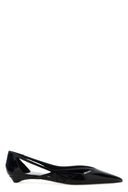 Ballerines en cuir ajouré