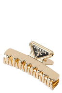 Pince à cheveux avec logo triangulaire