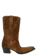 Bottes en daim texanes