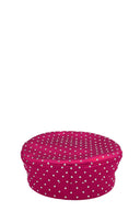Casquette Satin Fuchsia