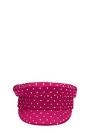 Casquette Satin Fuchsia
