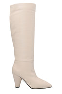 Talons Cuir Blanc