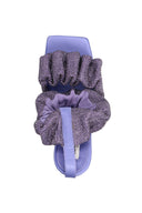 Sandales Satin Violet