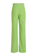 Pantalon Cuir Vert