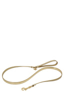 Laisse en cuir avec logo