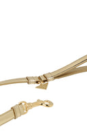 Laisse en cuir avec logo