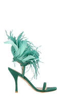 Sandales Daim Vert