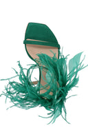 Sandales Daim Vert