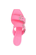 Talons Cuir Argenté