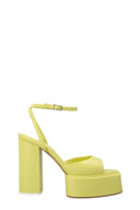 Sandales Cuir Vert