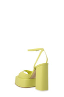 Sandales Cuir Vert