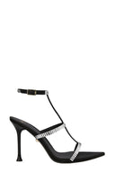 Talons Satin Noir