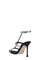 Talons Satin Noir