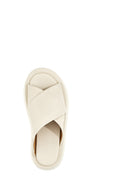 Sandales Cuir Blanc