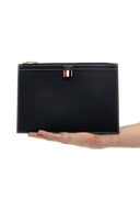 Pochette Cuir Bleu