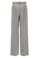 Pantalon Satin Gris