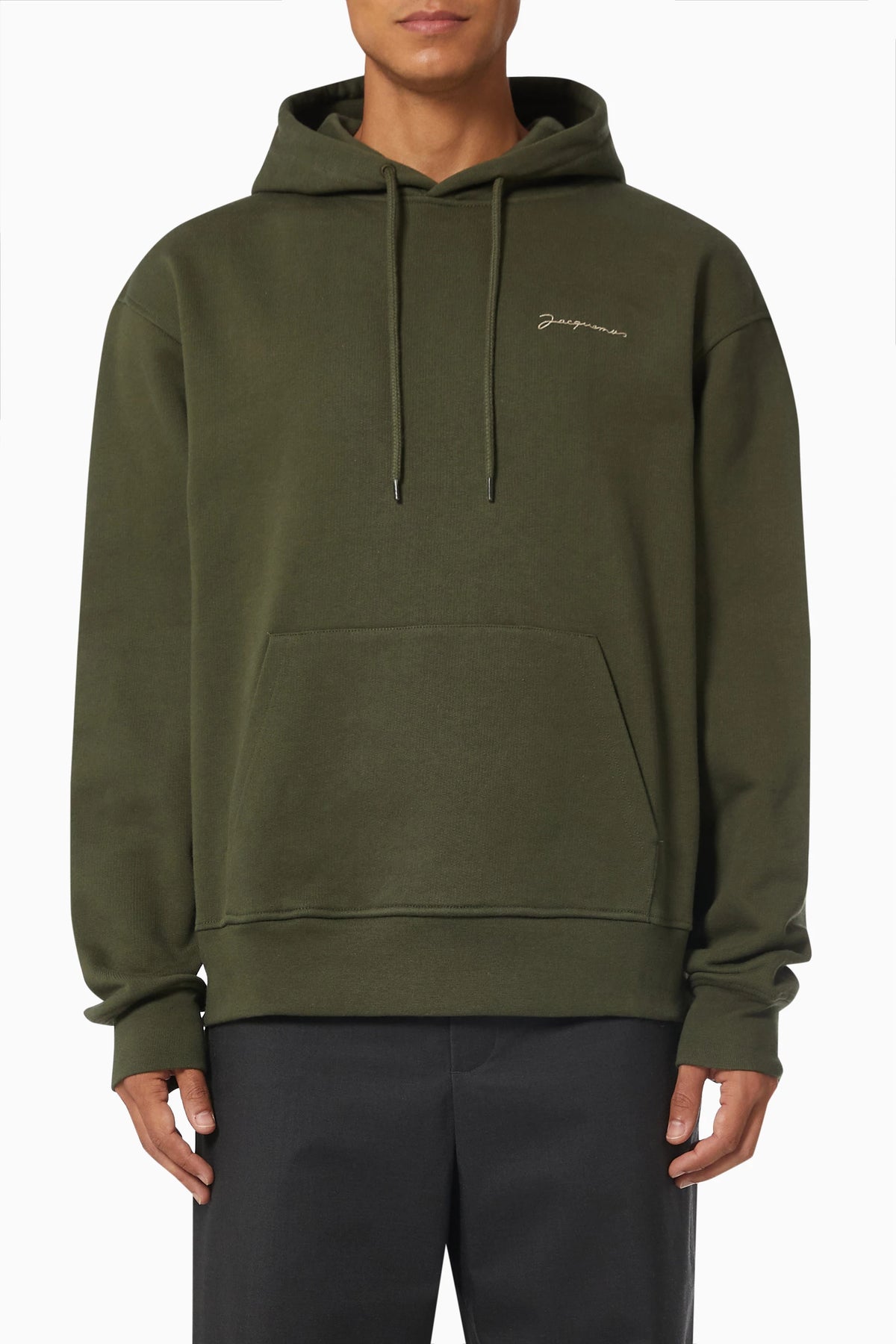 Le hoodie Brode Jacquemus Dark Khaki — vue 2