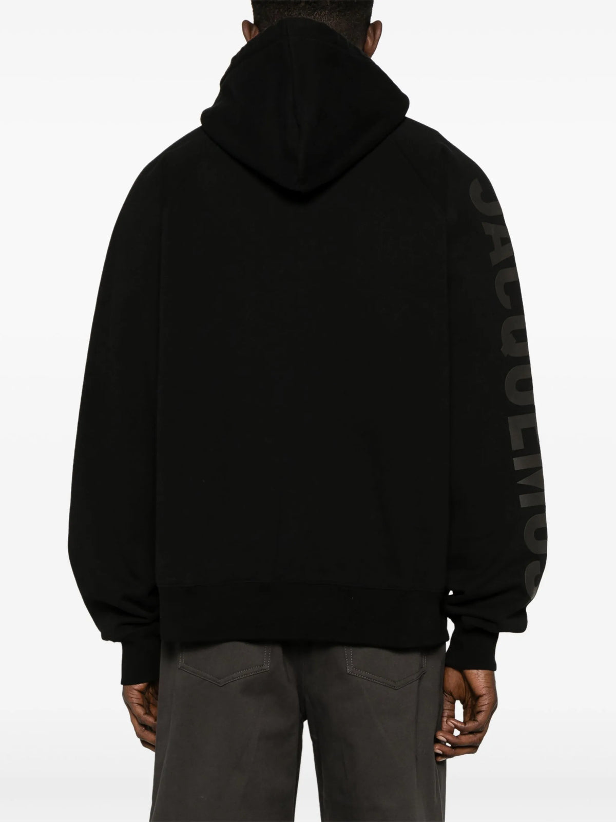 Le Hoodie Typo Jacquemus Noir — vue 4