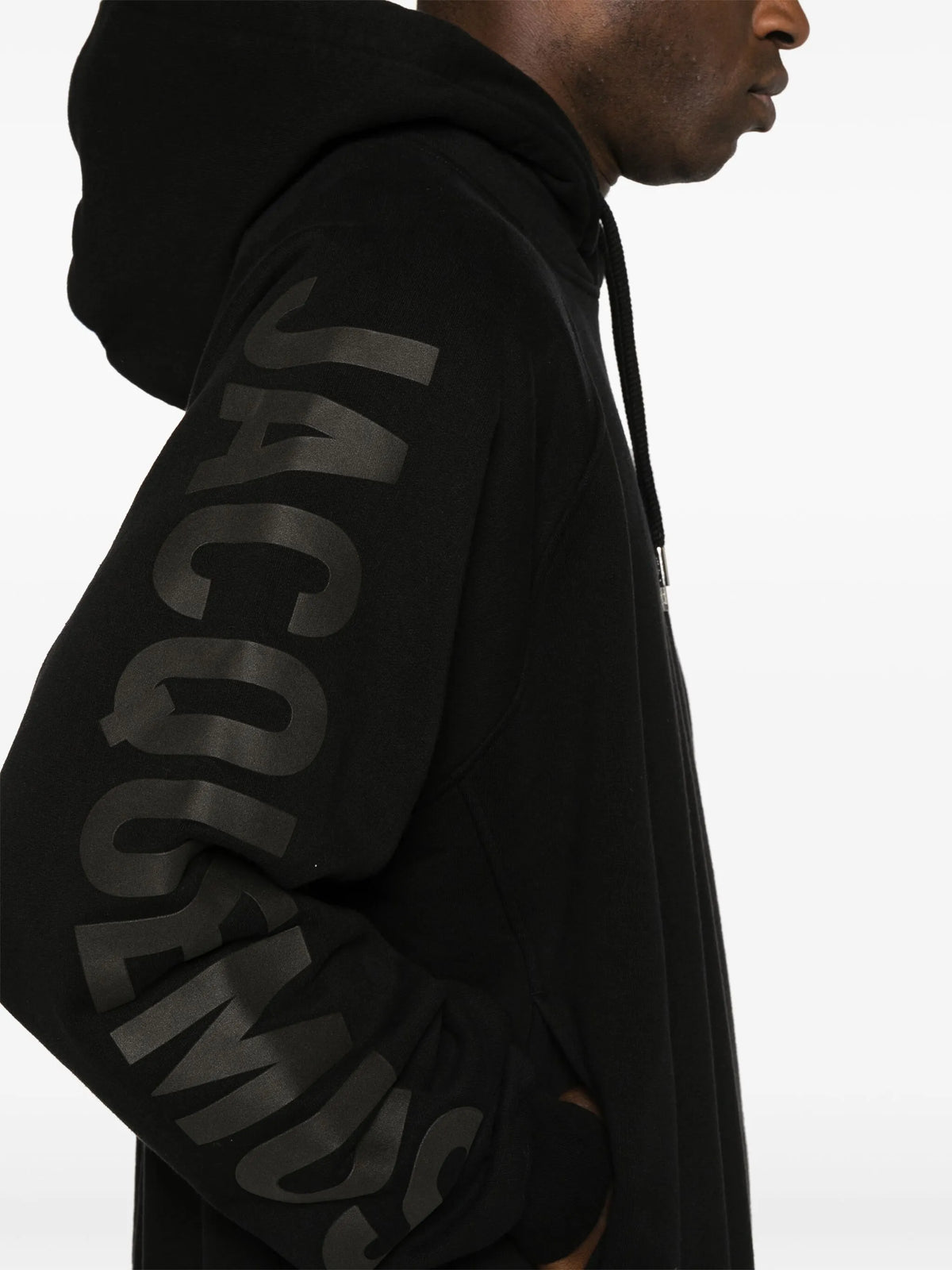 Le Hoodie Typo Jacquemus Noir — vue 5