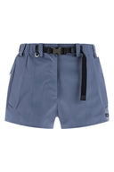 Short Cuir Bleu Clair