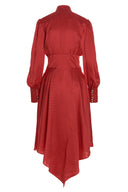 Chemise Soie Rouge