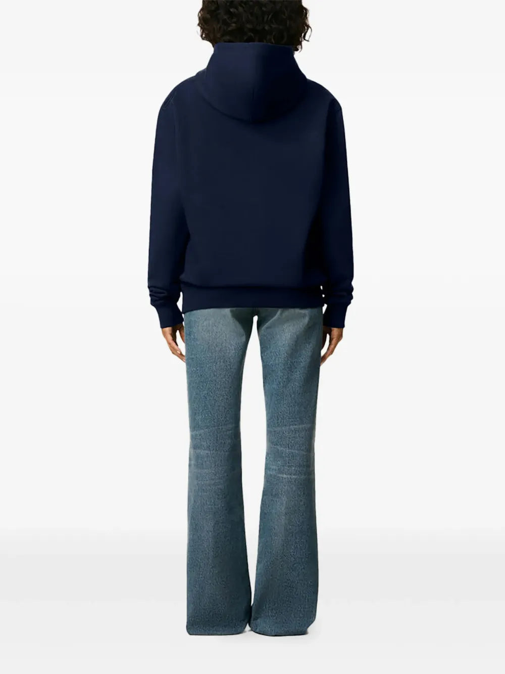 Hoodie Bleu Marine Ami de Coeur Rouge En Coton — Ami Paris — vue 5