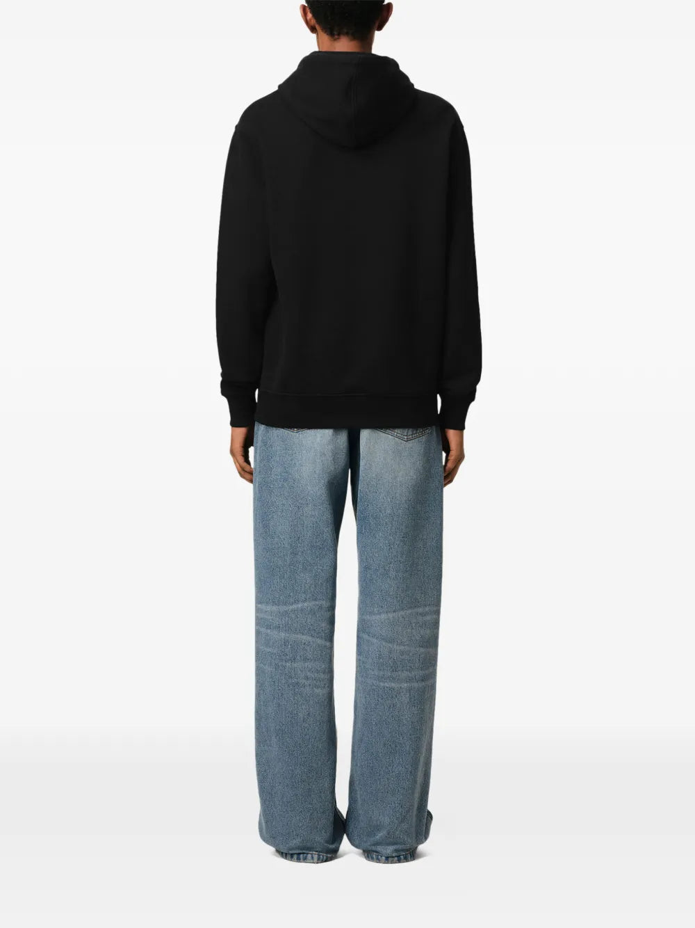 Hoodie Noir Ami de Coeur en Coton — Ami Paris — vue 4