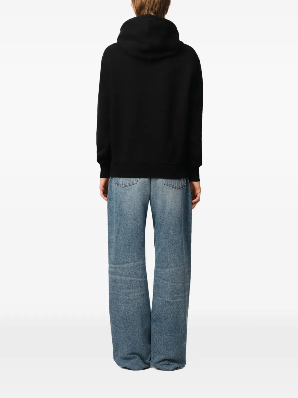 Hoodie Noir Ami de Coeur en Coton — Ami Paris — vue 5