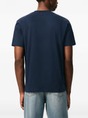 T-shirt Bleu Marine Ami de Coeur Rouge en Coton