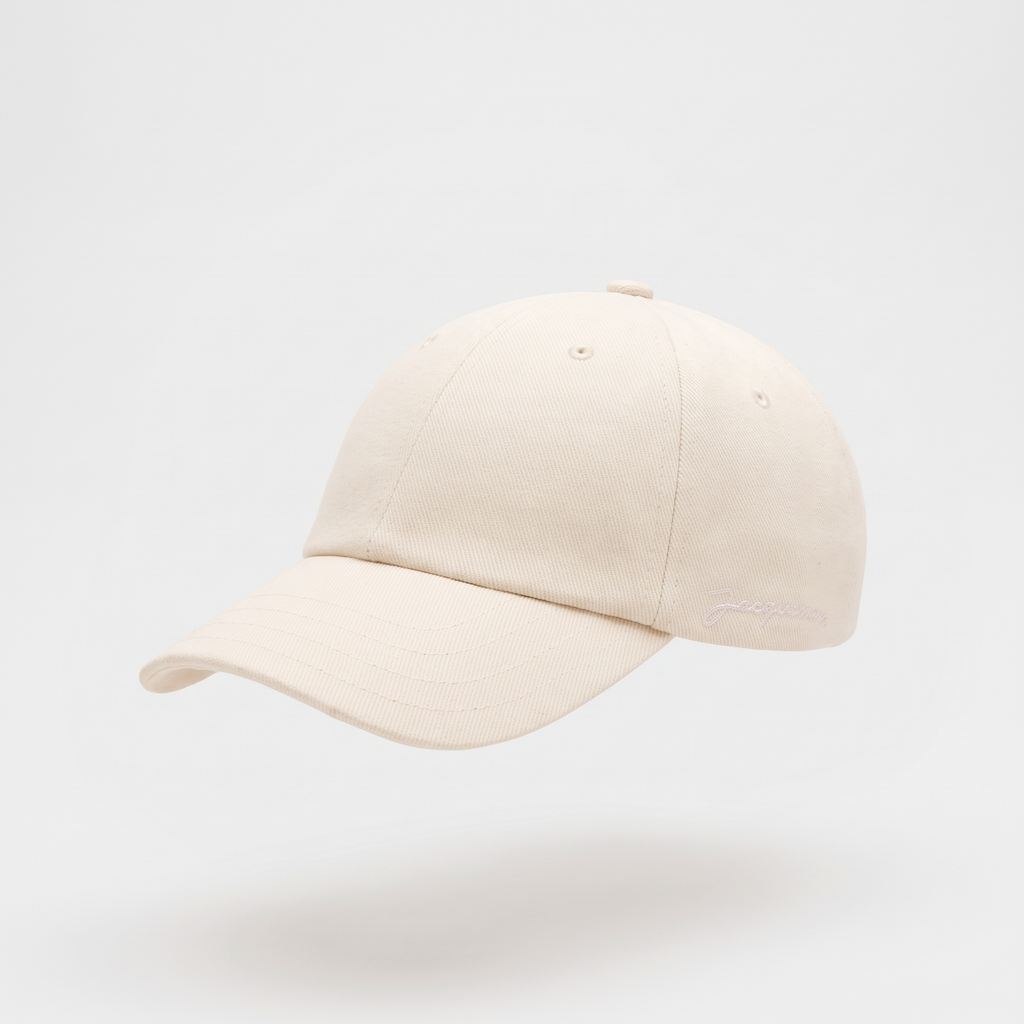 La Casquette Signature Beige Jacquemus – face