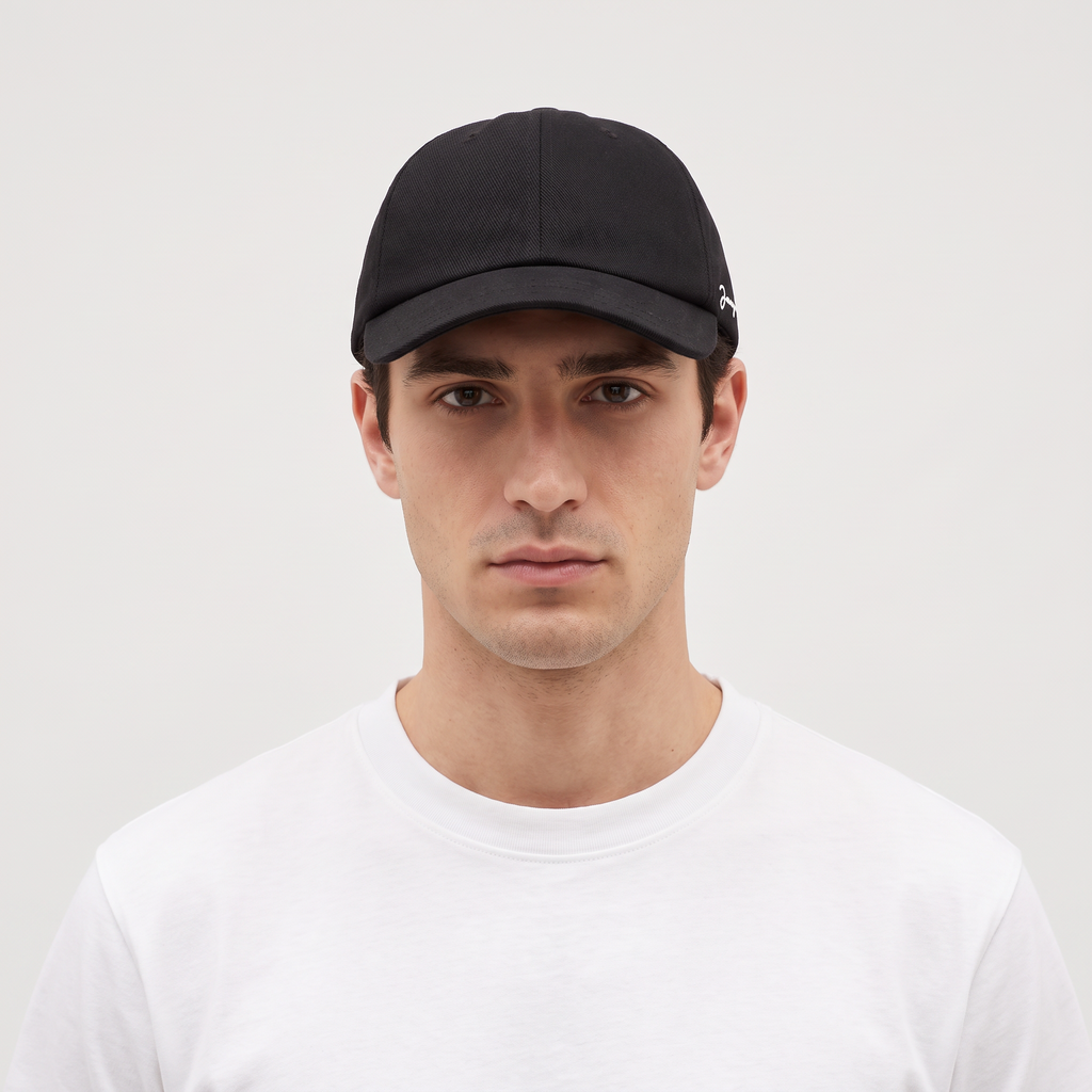 La casquette Signature Jacquemus – porté – face