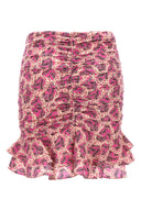 Jupe Soie Fuchsia