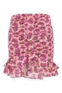 Jupe Soie Fuchsia