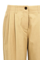 Pantalon Coton Beige