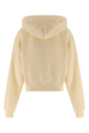 Sweat à capuche en gros grain